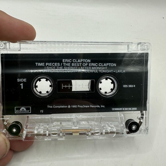 Eric Clapton Time Pieces: The Best Of Eric Clapton Cassette Tape 1982 Polydor Re - Picture 5 of 6